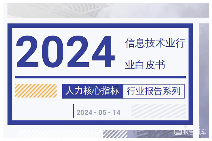 信息技术：2024年信息技术行业薪酬状况分析