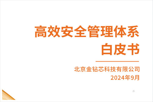 金钻芯科技：2024高效安全管理体系白皮书，高效管理实践