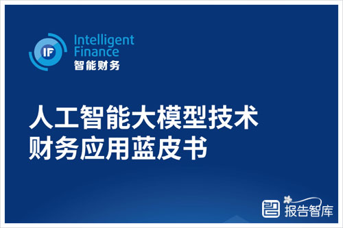 智能财务研究院：2024年人工智能大模型技术在财务领域的应用