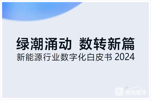 飞书：2024新能源行业数字化转型洞察分析，新能源行业发展趋势（51页）