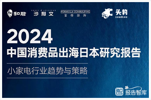 头豹研究院：2024中国小家电出口市场分析报告，小家电行业趋势分析（26页）