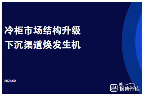 GfK市场调研：2024中国冷柜市场概况与增长趋势，消费人群分析（17页）