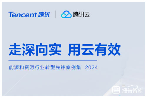 腾讯云：2024能源和资源行业转型方向有哪些？能源转型案例集（13页）